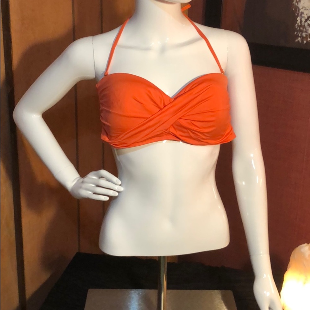 Mossimo coral bikini top